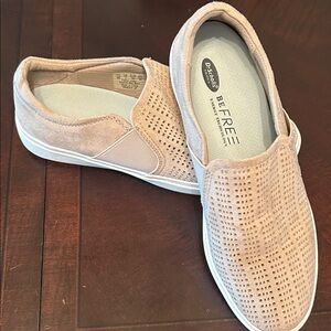 Dr. Scholl's Beige Slip-On Loafers